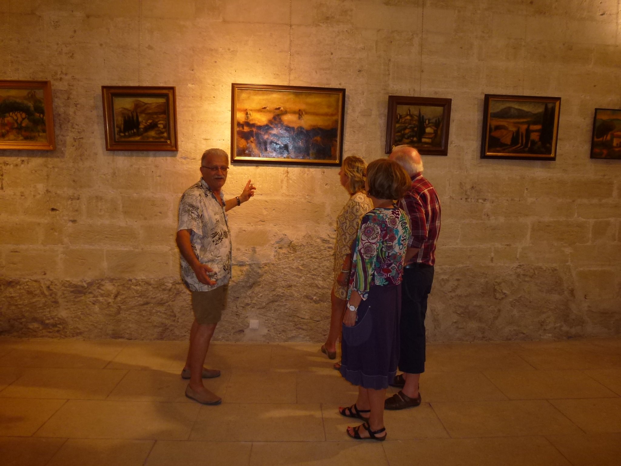 Vernissage à Villeneuve lez Avignon