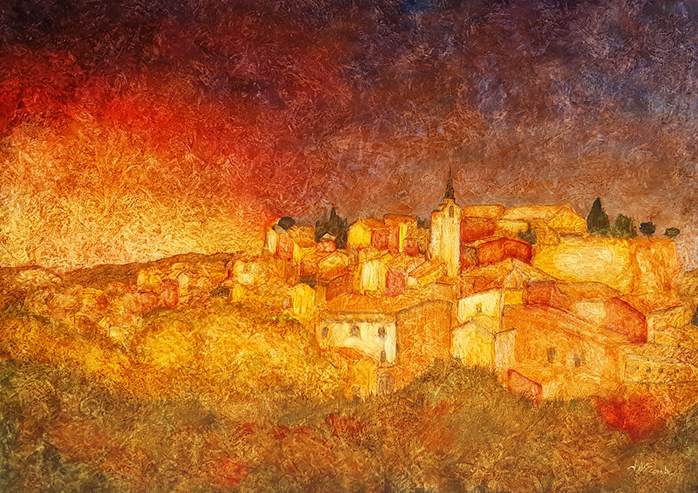 Roussillon en automne.